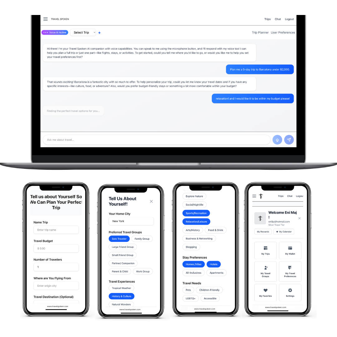 Travel Spoken AI Platform